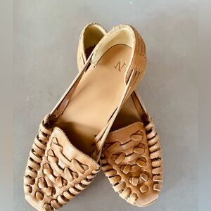 Nisolo Huarache Sandals Almond Sz 8.5